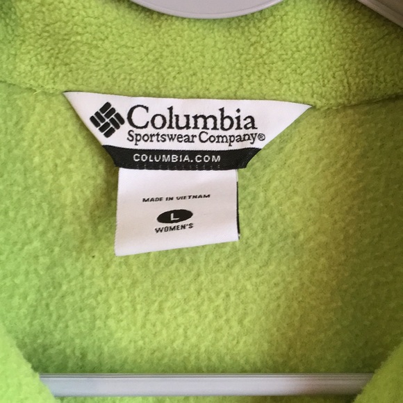 Green Columbia fleece - Picture 3 of 8